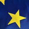 Единично знаме на Европейски съюз с двустранно апликирани звезди 129/215 см.