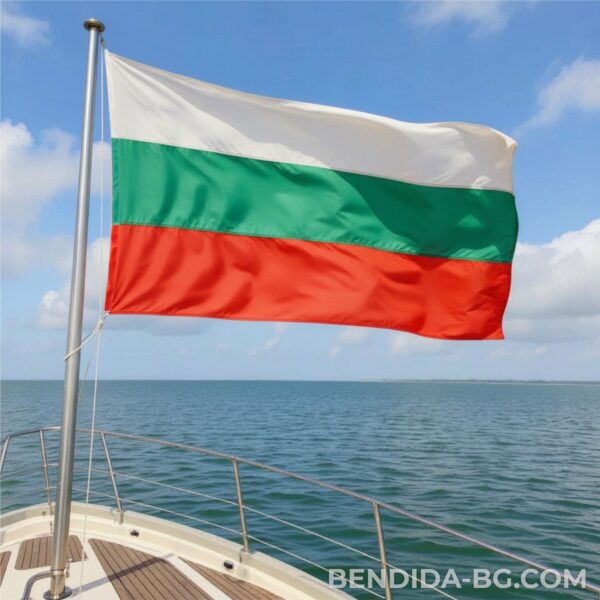 Знаме на България 150/300 см. за външни условия