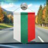 Знаме хоругва на България 10/15 см. с вакуум – двулицево