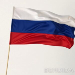 Знаме на Русия 30/50 см. за външни условия