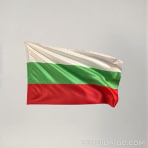 Луксозно сатенено знаме на България 129/215 см.