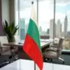 1-nikel-.jpg Единична настолна стойка хром-никел със знаме по избор на клиента