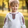 Детска риза за момче с фолклорни мотиви
