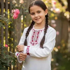 1759399481691311.png Детска риза за момиче с фолклорни мотиви