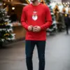 1760697236848002.png Коледна мъжка червена блуза с надпис „Merry Christmas“