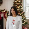 Коледна дамска бяла блуза с надпис „Merry Christmas“