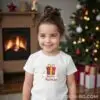 1761715347880405.jpg Коледна детска бяла тениска за момче и момиче с подарък