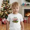 1761715350840013.jpg Коледна детска бяла тениска за момче и момиче с надпис “Merry Christmas“