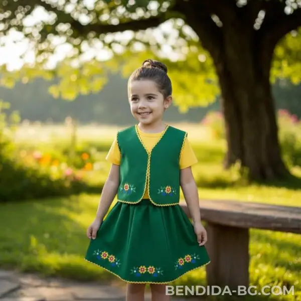 176244361077720.jpg Детски фолклорен комплект – пола и елек (зелен)