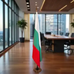 Интериорна единична стойка за знаме