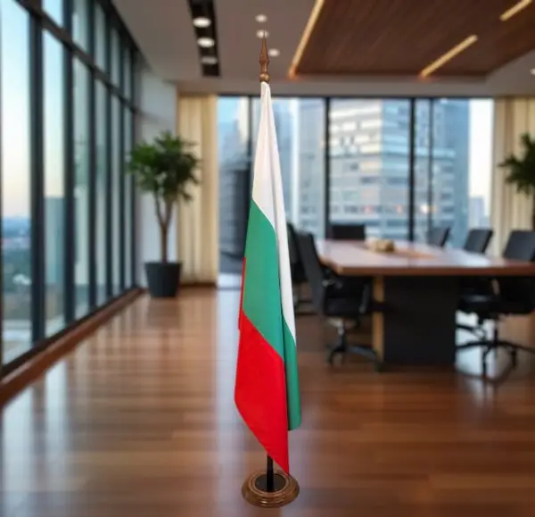 Интериорна единична стойка за знаме