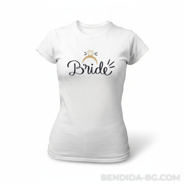 2.jpeg Тениска за моминско парти - “Bride Sparkle Queen”