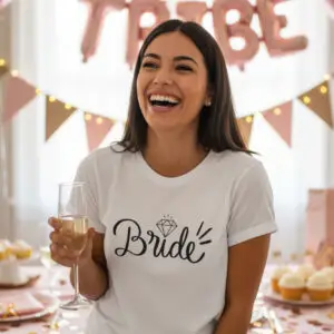 Тениска за моминско парти - “Bride Love & Shine”