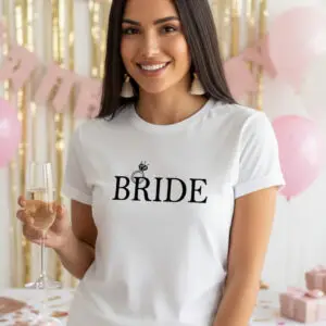 Тениска за моминско парти - “Bride Elegant Ring ”