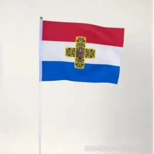 Самарско знаме с пластмасова дръжка – 30/45 см.