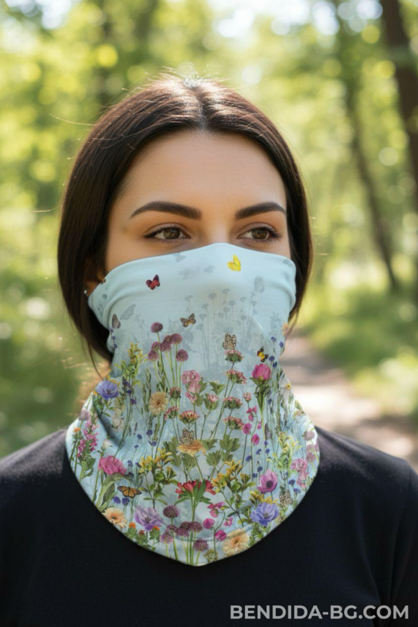 6.png Мултифункционален бъф (яка) – цветя и пеперуди