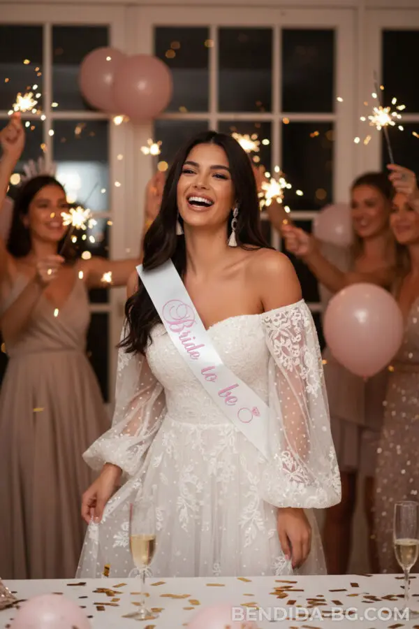 Лента за моминско парти „Bride to be“ -12/170 см.