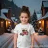 describe-a-change-40d8821a-3e61-4d65-8e47-beb4dc364cad.jpg Коледна детска бяла тениска за момче и момиче с надпис 'Весела Коледа'