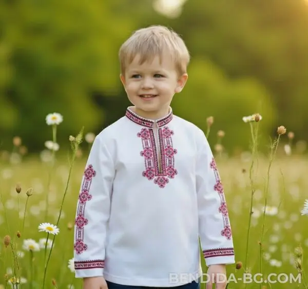 Детска фолклорна риза