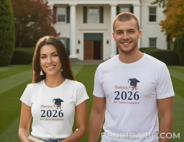 Абитуриентска тениска „Финалът е Само Начало – Випуск 2026“