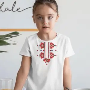 Детска тениска с шевица - „Шевица на духа“ – за момче и момиче
