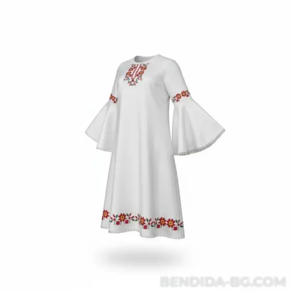 ghost-mannequin-0315ec03-9d23-47b4-8668-4160f789ed2c.jpg Дамска дълга фолклорна риза със сублимационен печат и дантела