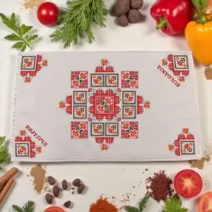 k3.jpg Хавлиена кърпа с шевици „Слънчеви лъчи“ 30/50 см.