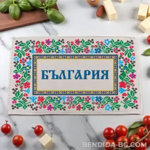 k9.jpg Хавлиена кърпа с шевици „Шарена земя“ 30/50 см.
