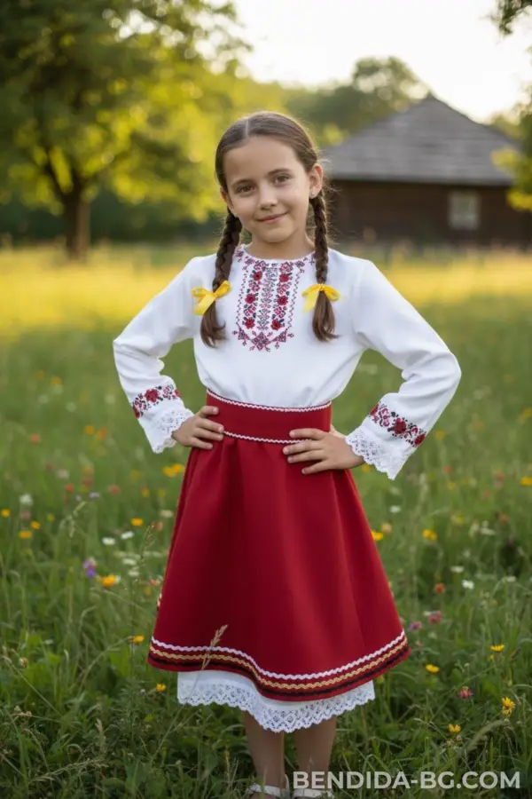 Детска народна носия „Рада“ – с пола и коланче