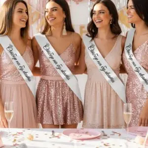 Лента за моминско парти „Отбор на булката“ - 12/170 см.
