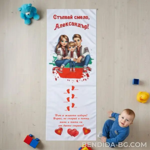 Платно за прохождане „Семейна сила и корени“ - 45/150 см.