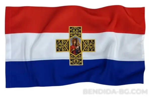 Самарско знаме 70/120 см. - двулицево за външни условия