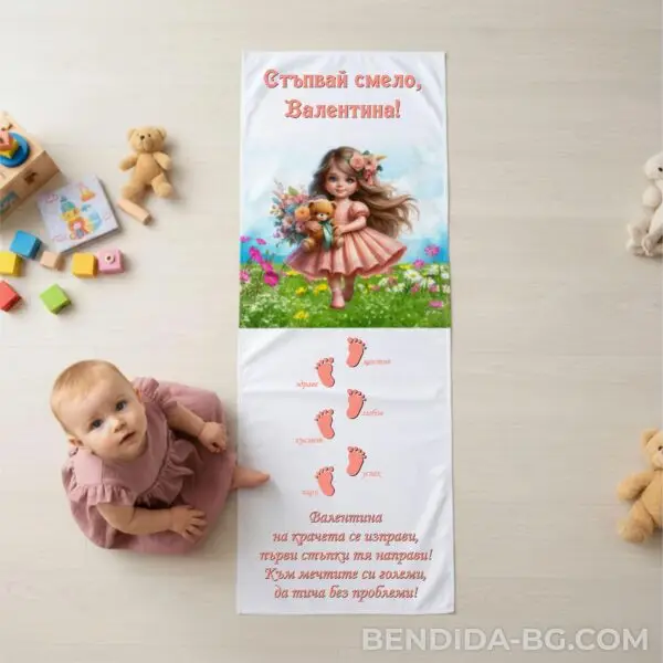 Платно за прохождане „Феята на вълшебната градина“ - 45/150 см.