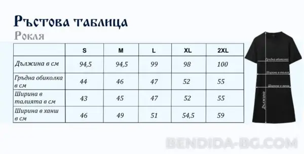 Рокля с шевица - „Пролетни божури“