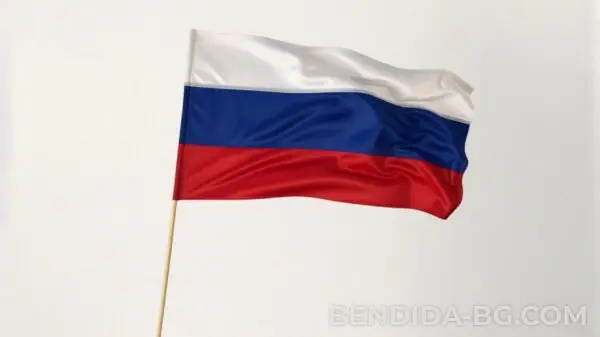 Луксозно знаме на Русия 30/50 см.