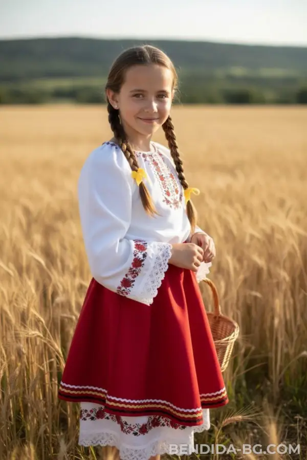 s-pola-i-dalga-riza.png Детска народна носия "Рада" - с пола