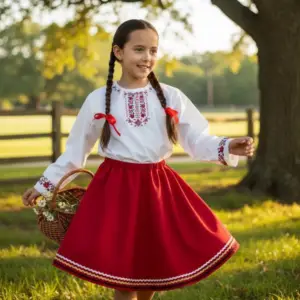 Детска народна носия "Рада" - с пола