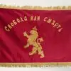 Знаме Свобода или смърть със златни ресни  - 90/150 см.- апликация