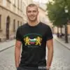 Мъжка тениска “Моя страна, моя България!” в черно